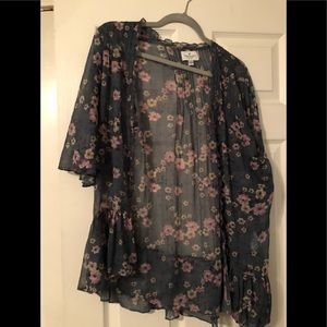 Flower cardigan, very cute and never worn